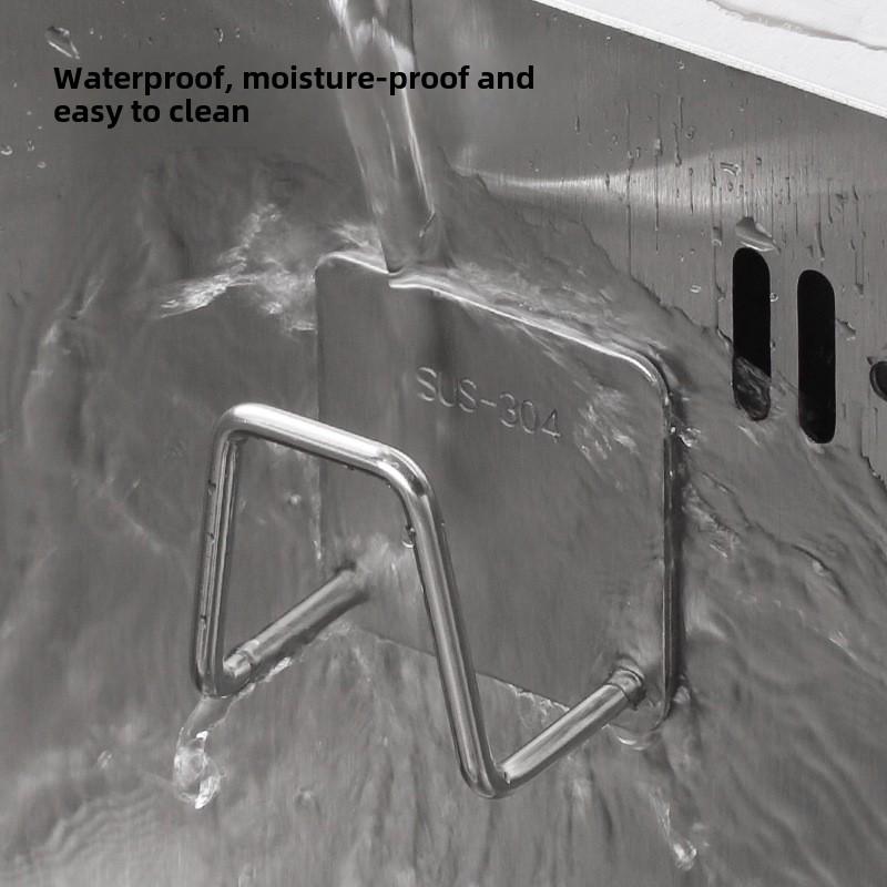 304 Stainless Steel Sink Organizer for Sponges and Rags