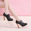 Women's Bare Boots  Spring New Designer Shoes Pointed Toe High Heels Dress Shoes Woman Stilettos Pointed Toe Pumps Fashion