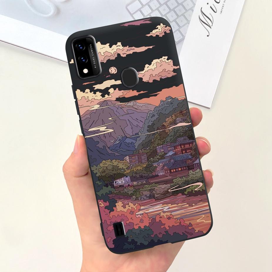 For ZTE Blade A51 Case BladeA71 Cute Astronauts Cartoon Cover Soft TPU Phone Case For ZTE Blade A71 A7030 BladeA51 Fundas Bumper