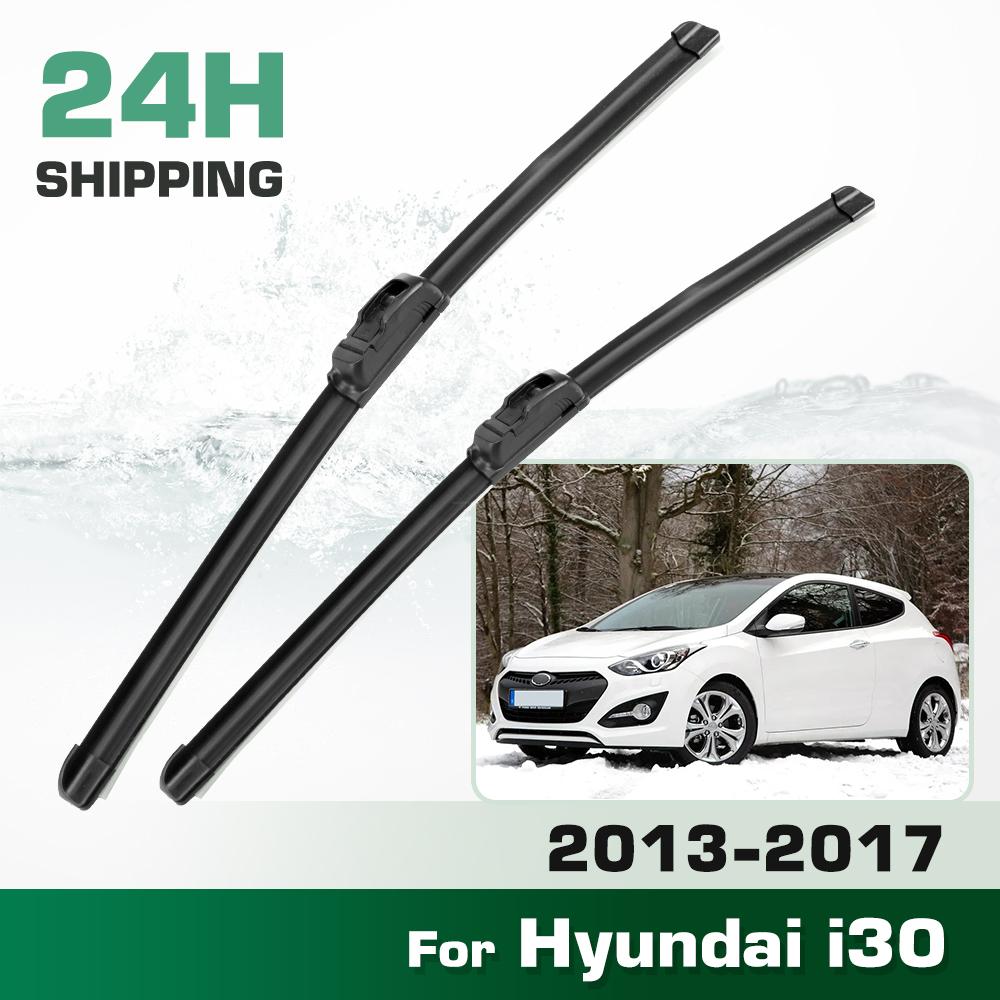 Pro Hyundai i30 GD 2013-2017 2014 2015 2016 Stěrač Přední stěrače Čelní sklo Okno Kartáč 26"+14