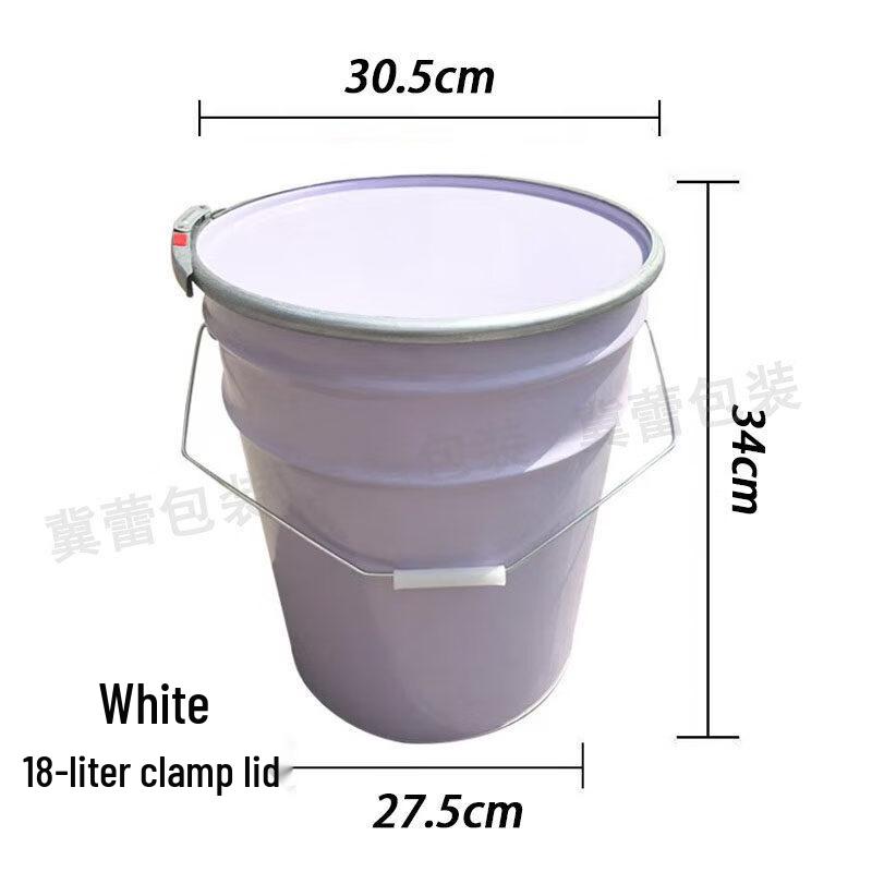 ZISIZ Empty Iron Utility Bucket