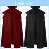 Halloween Grim Reaper Costume Cape With Velvet Cloak For Cosplay And Stage Performance