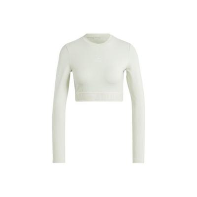 Originals Slim-fit Long-sleeve Sports T-shirt for Women In Linen Green