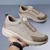 Men's shoes 2025 summer new platform rotating button sports shoes urban outdoor leisure comfortable mountaineering dad shoes