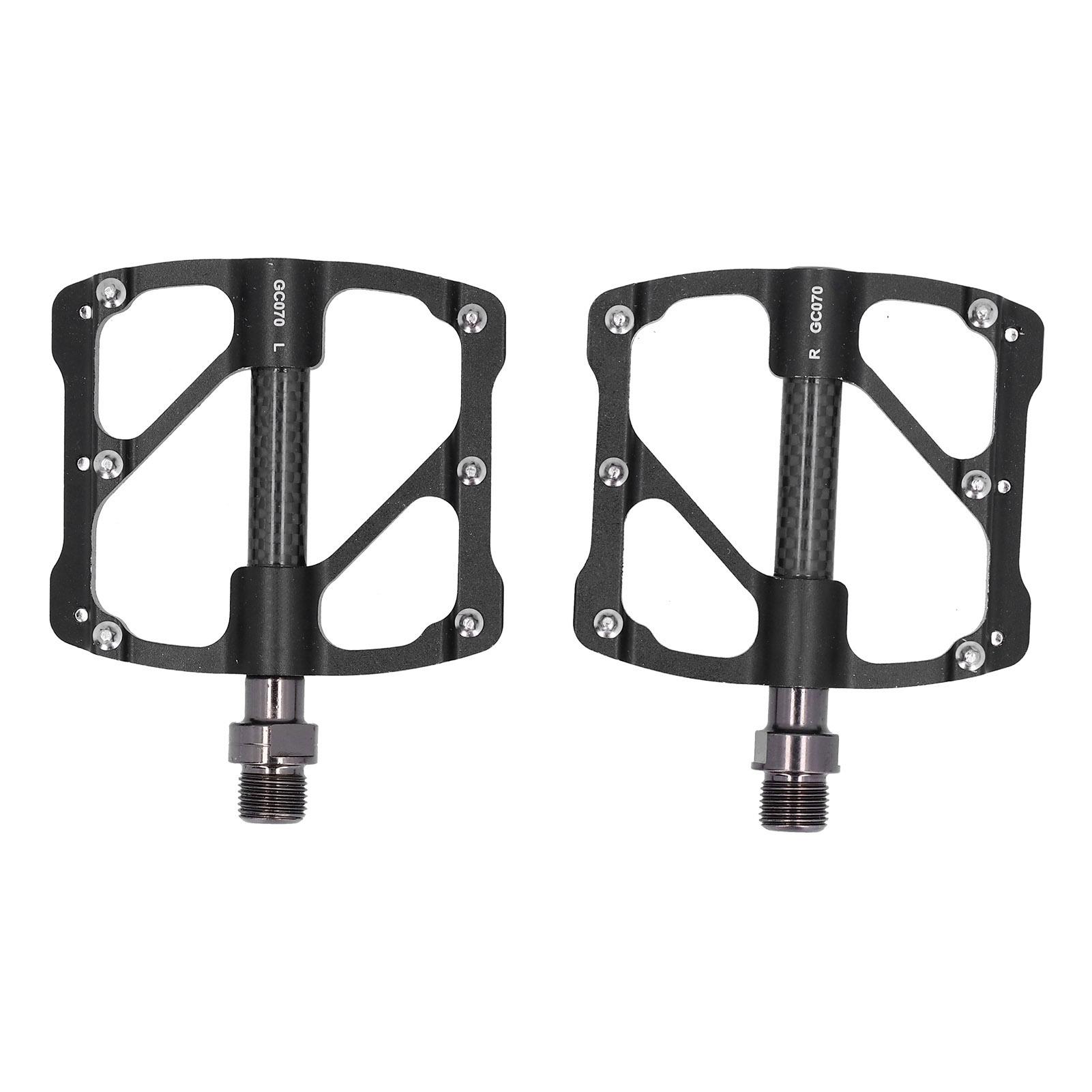 GUB 1 Pair Mountain Bike Pedals Road Bicycle 3 Bearings Pedals with AntiSlip Nails