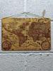 Vintage Metal Sign Compass Map Wall Art Decor Tin Poster for Home Office