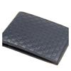 Gucci Simple classic presbyopia logo embossed narrow version bi-fold cowhide wallet wallet men's blue/navy blue