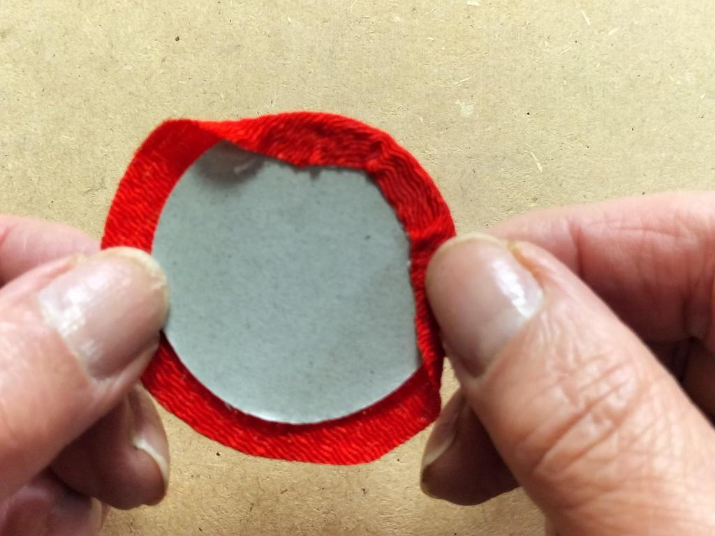 Craft Traditional Japanese Hair Flower and Wisteria Kimono Red Chirimen Fabric Tsumami-zaiku Kit Ornament, Ribbon,