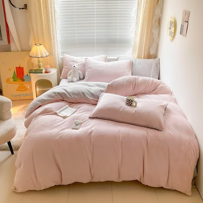 Belle Anna Milk Velvet 4-Piece Sheet Set