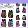 Hochwertiger Nylon-Rucksack mit lustigem Cartoon-Print, geeignet für Jungen und Mädchen der 3. und 4. Klasse (Garten Of Banban 3, 40 cm).