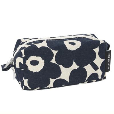 [Marimekko] Mini Unikko Pouch Tiise Cotton/Dark Blue MINI-UNIKKO TIISE 70531-851 [Parallel Import]
