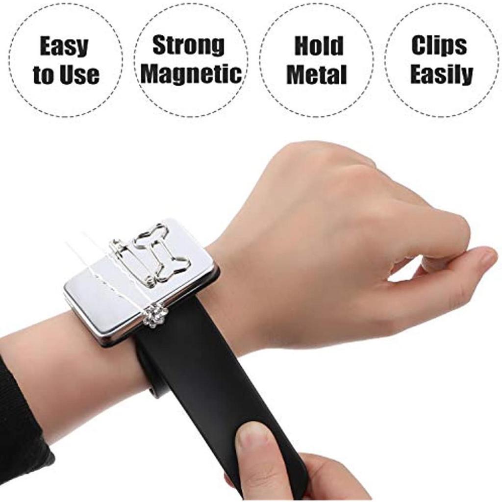 Pernă magnetică pentru ace de cusut pentru încheietura mâinii Tampă de ac pentru brățară în siguranță