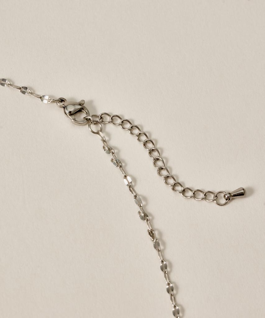 Novice Tokyo Petal & Round Chain Necklace [Stainless] / Silver