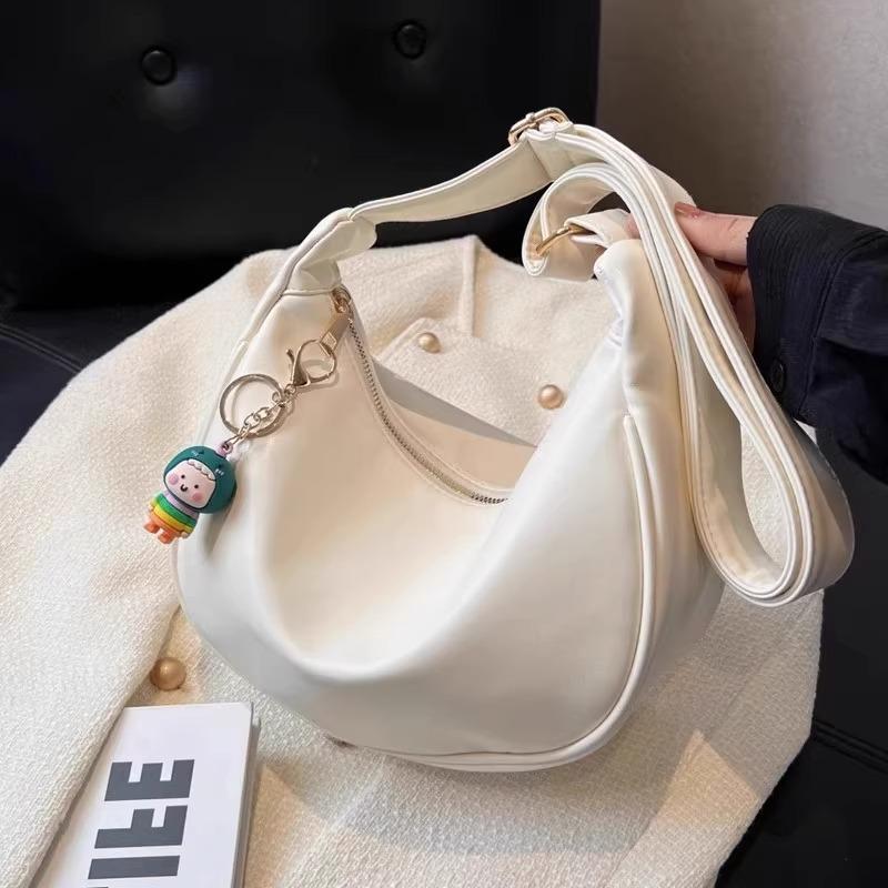 New Korean version of fashion commuter small bag versatile popular single shoulder crossbody dumpling bag