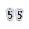Ultra-light, High-temp Resistant Shin Guards for Adults and Kids - Football Socks with Star Number Inserts.