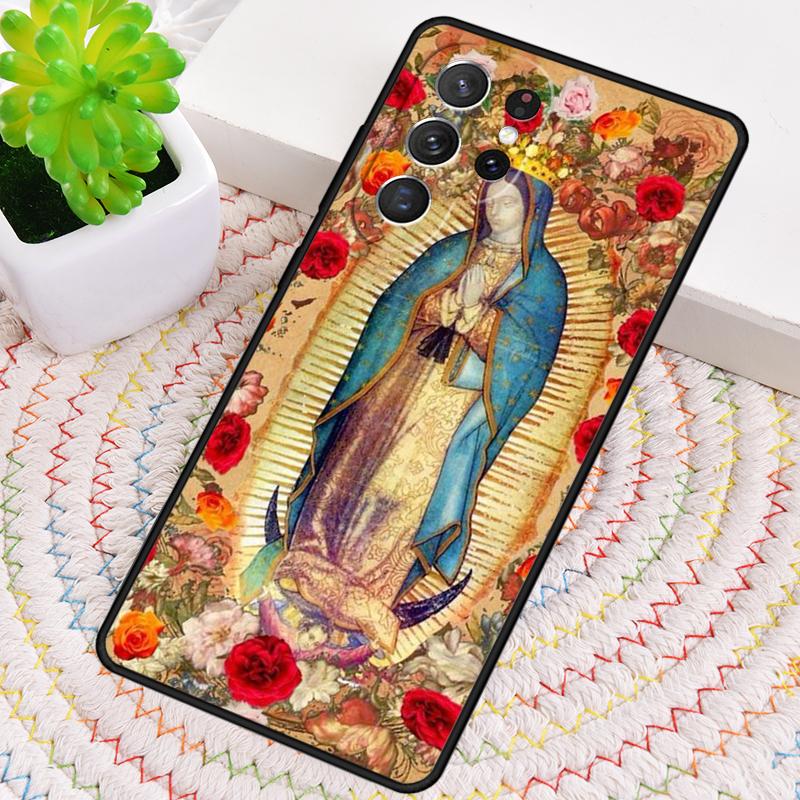 Guadalupe San Judas Silicone Phone Case For Samsung Galaxy note 10 pro S26 S25 S24 S23 S22 S21 Plus S25Ultra Capa Cover