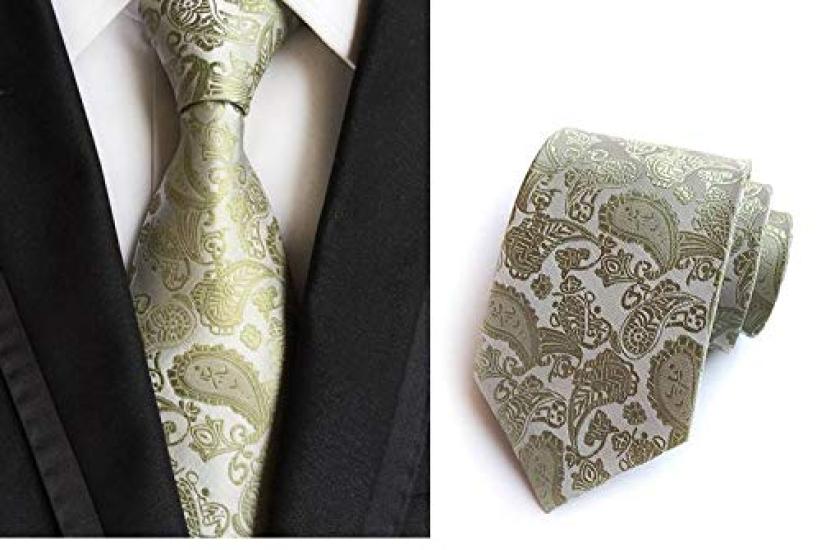 [Xiang Ru] Floral Pattern Necktie - Business, Workplace, Washable, Commuting, Job Hunting, Formal, Father's Day, Stylish, Casual, Gift, Birthday,