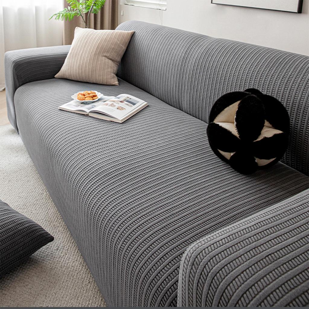 Sofa Cover Elastic For Living Room Home Jacquard Stretch Slipcovers Corner Couch Covers 1/2/3/4 Seater L Shape Free Shopping