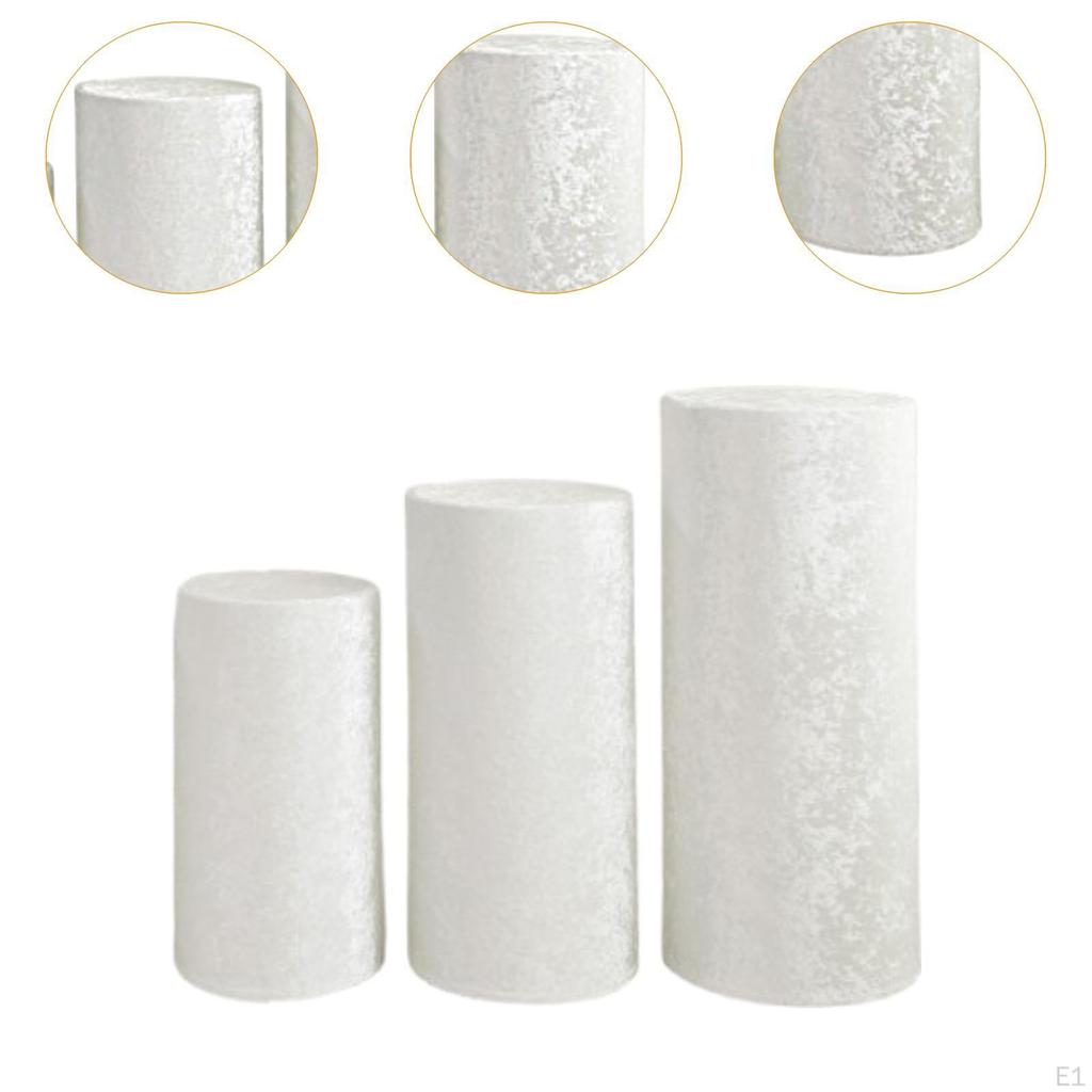 3 Pack Cylinder Stand Covers for Party Use