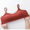 Summer Sports Bra Cotton Women's Bra Strap Adjustable Latex Pad Wrapped Chest Shockproof Sexy Lingerie Bras Camisole