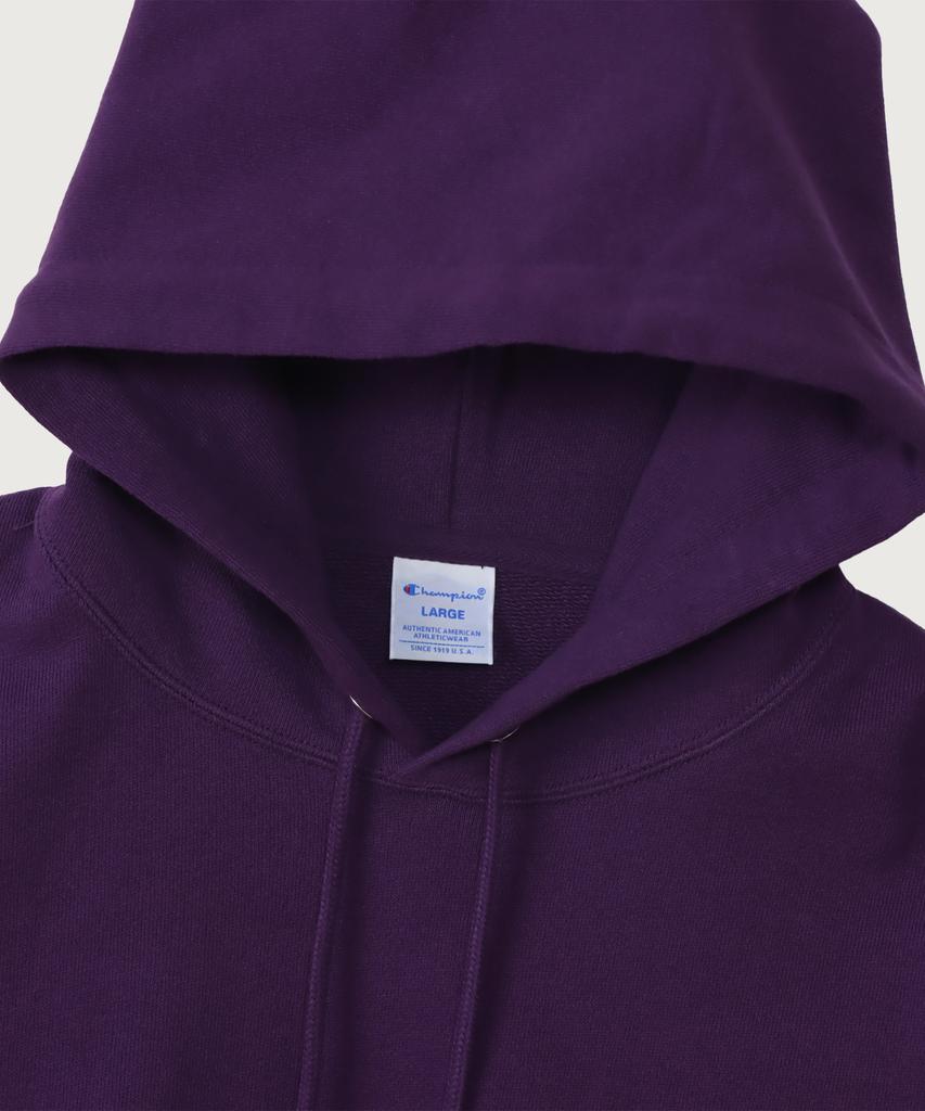 Big C Logo Oversized Hoodie Dark Purple