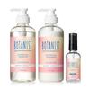 BOTANIST Hair Care Set Botanical Shampoo Treatment and Hair Oil Sakura Vanilla Scent 3 Pieces Dryness Frizz Damage