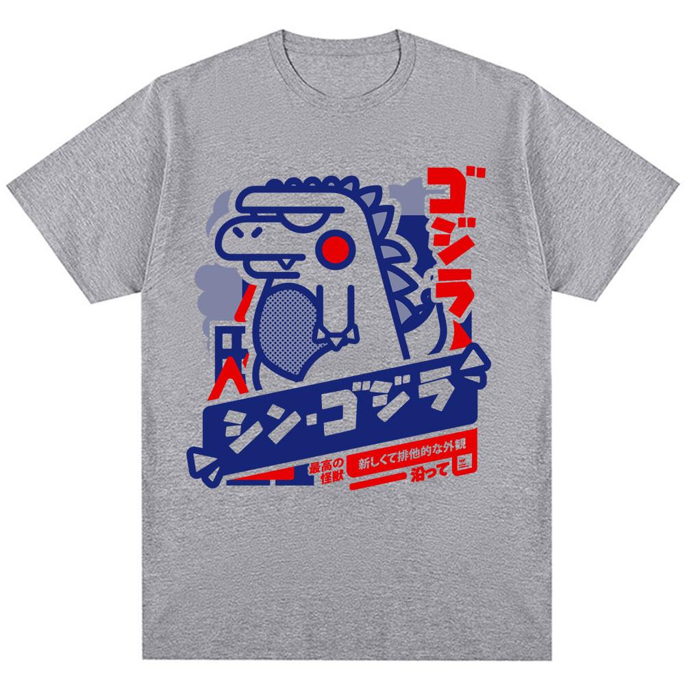 Japanese Style Cute Funny Monster T-Shirt Trendy Men Women Novelty T Shirt Oversized Soft Cotton Casual Harajuku T Shirts Gifts