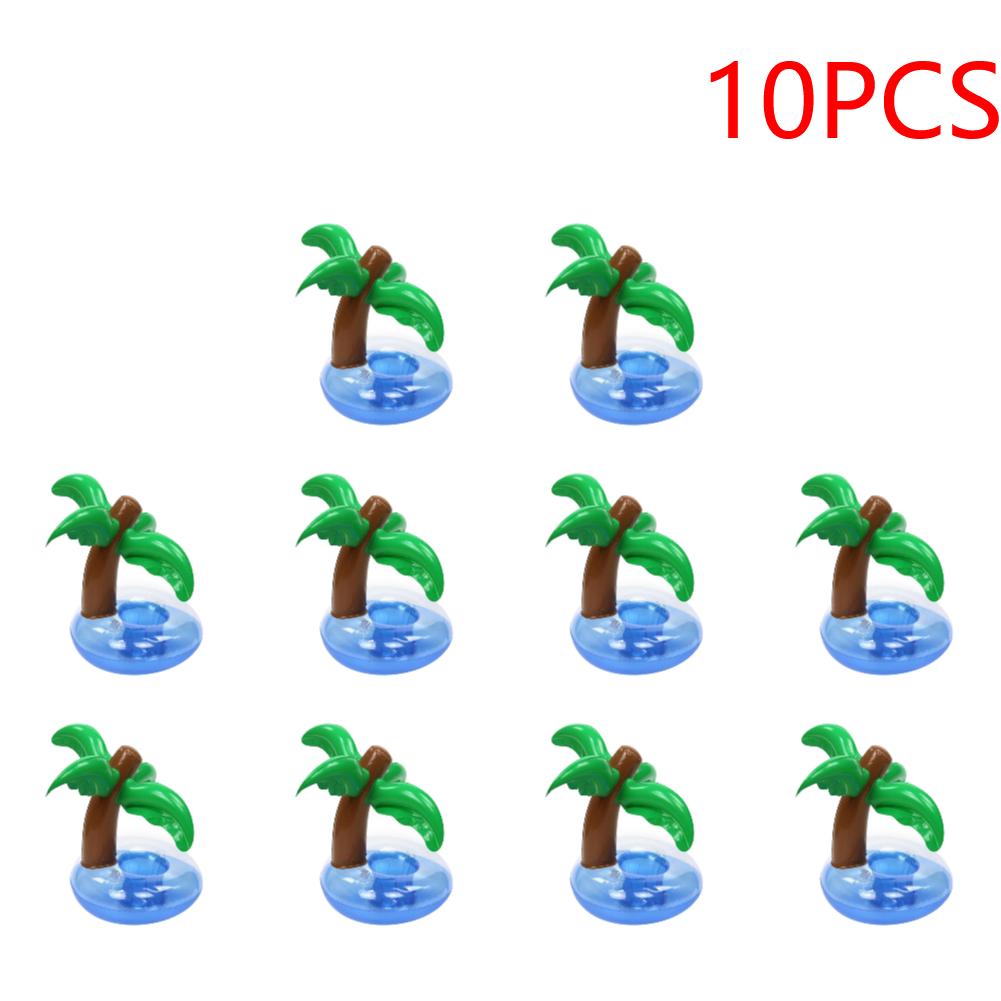 Floating Inflatable Coconut Tree Cup Holder Beverage Coasters Beach Party Supplies Beverage Boats Baby Pool Drink Holder