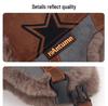 Unisex Lei Feng Aviator Hat: Winter, Velvet-Lined, Insulated, Windproof, Ear Protection for Outdoor Activities, Cycling, and Skiing