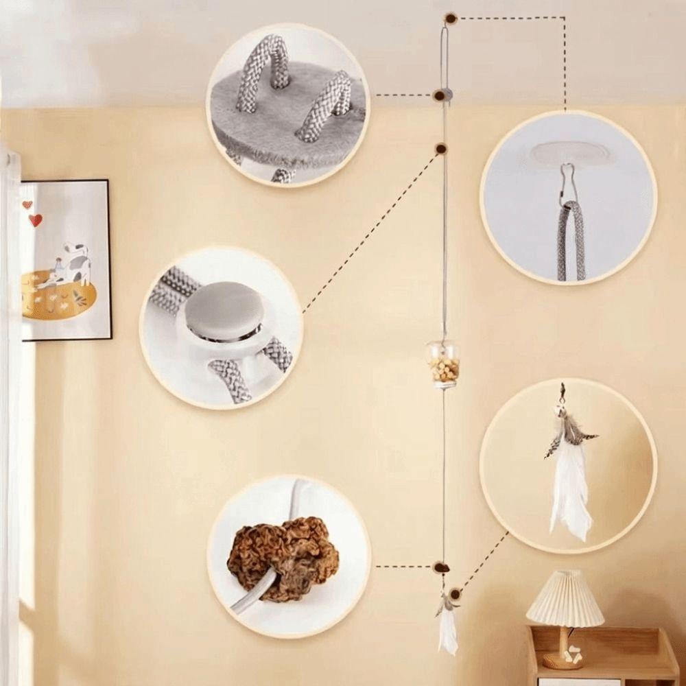 Food Feeder Cat Toy Food Feeder Leak Food Teaser Stick Self Entertaining Cat Toy Boredom relieve