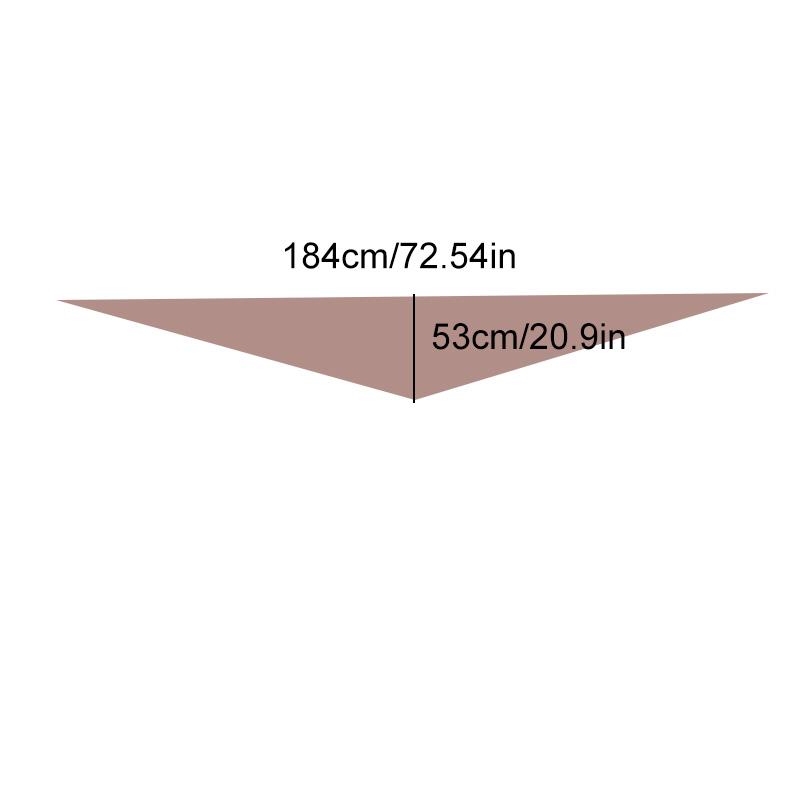 1Pc Triangular Scarf Warm Solid Color Soft Shawl Versatile Knit