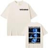 T-shirt Graphique Pop Star Tate McRae Si Proche De Quoi Unisexe Tendance Vintage Surdimensionné Manches Courtes Streetwear