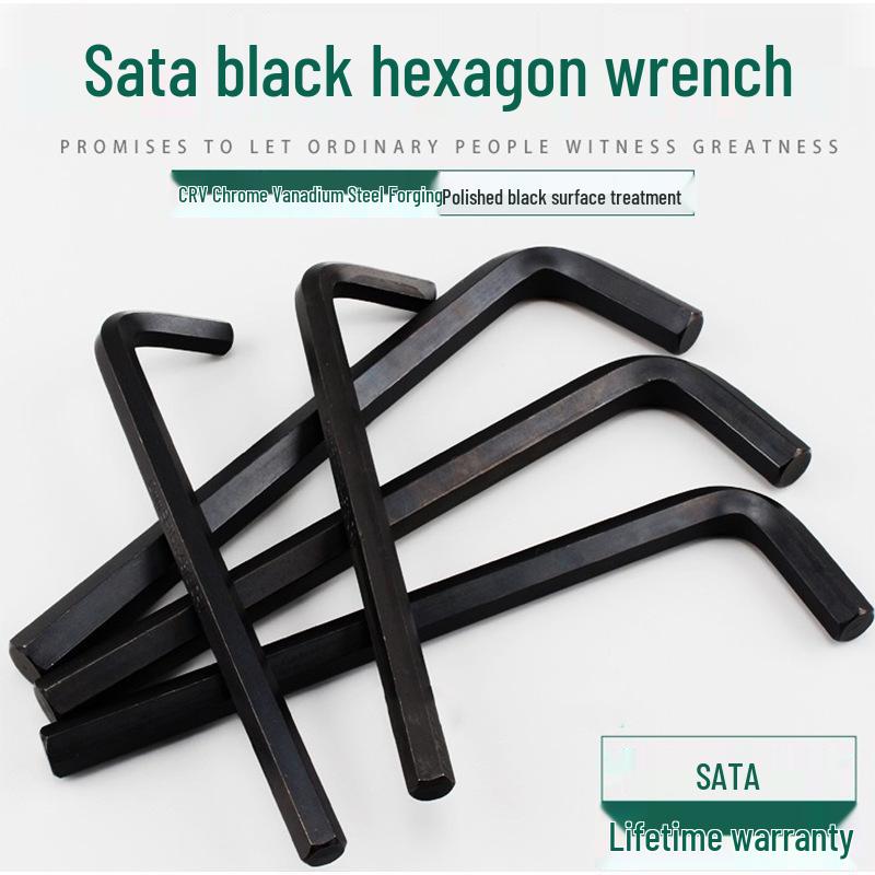 SATA Black Hex Socket Set: Metric Sizes 84318-84323, 84325-84338