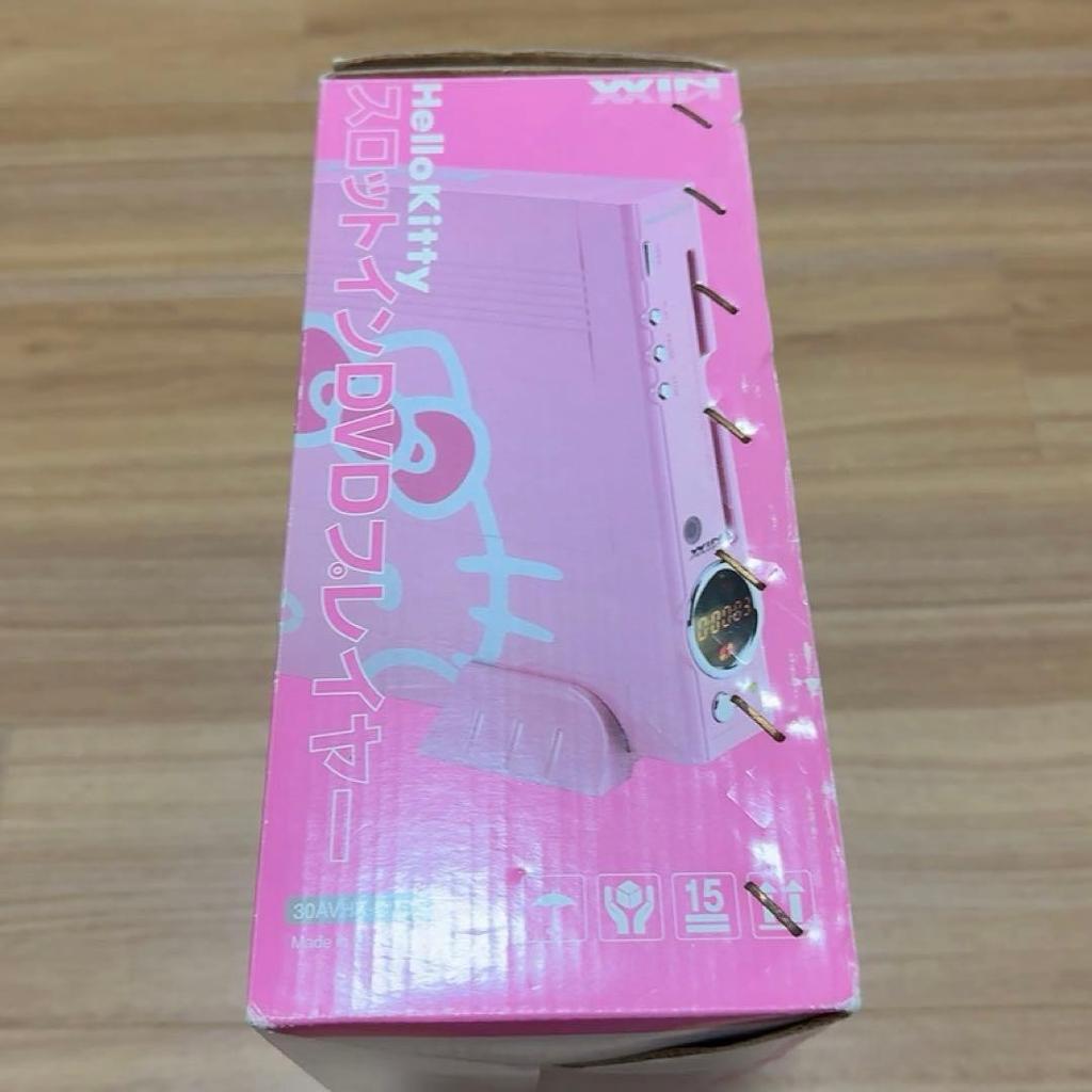 Hello Kitty SlotIn DVD Player Rare Vintage Sanrio Collectible Japan Pink Used