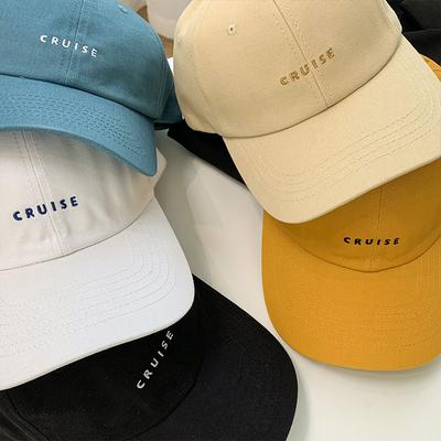 Simple Cap Female Summer Internet Celebrity Versatile Face Small Baseball Cap Niche Big Head Circumference Hat Ins Men