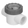 PVC Check Valve Swimming Pool Transparent NonReturn Valve Replacement Accessories(V501A )
