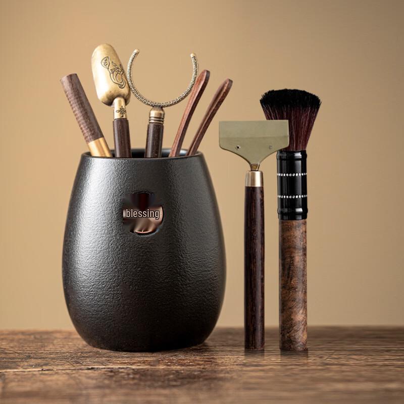 Handun Black Pottery Tea Ceremony Set