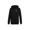 adidas Originals Trefoil Trf Fleece Hoodie Full Zip Warm Sports Jacket Men Tops Black DN6016