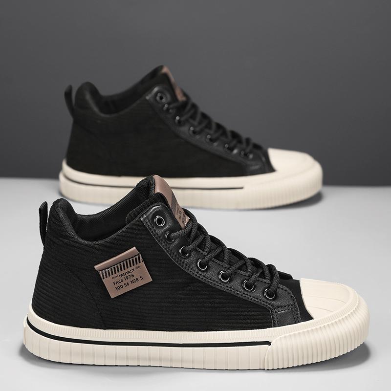 2025 Мужская парусиновая обувь для отдыха на природе Модная обувь для скейтбординга для мужчин Комфортные нескользящие повседневные кроссовки Дышащая мужская обувь для ходьбы