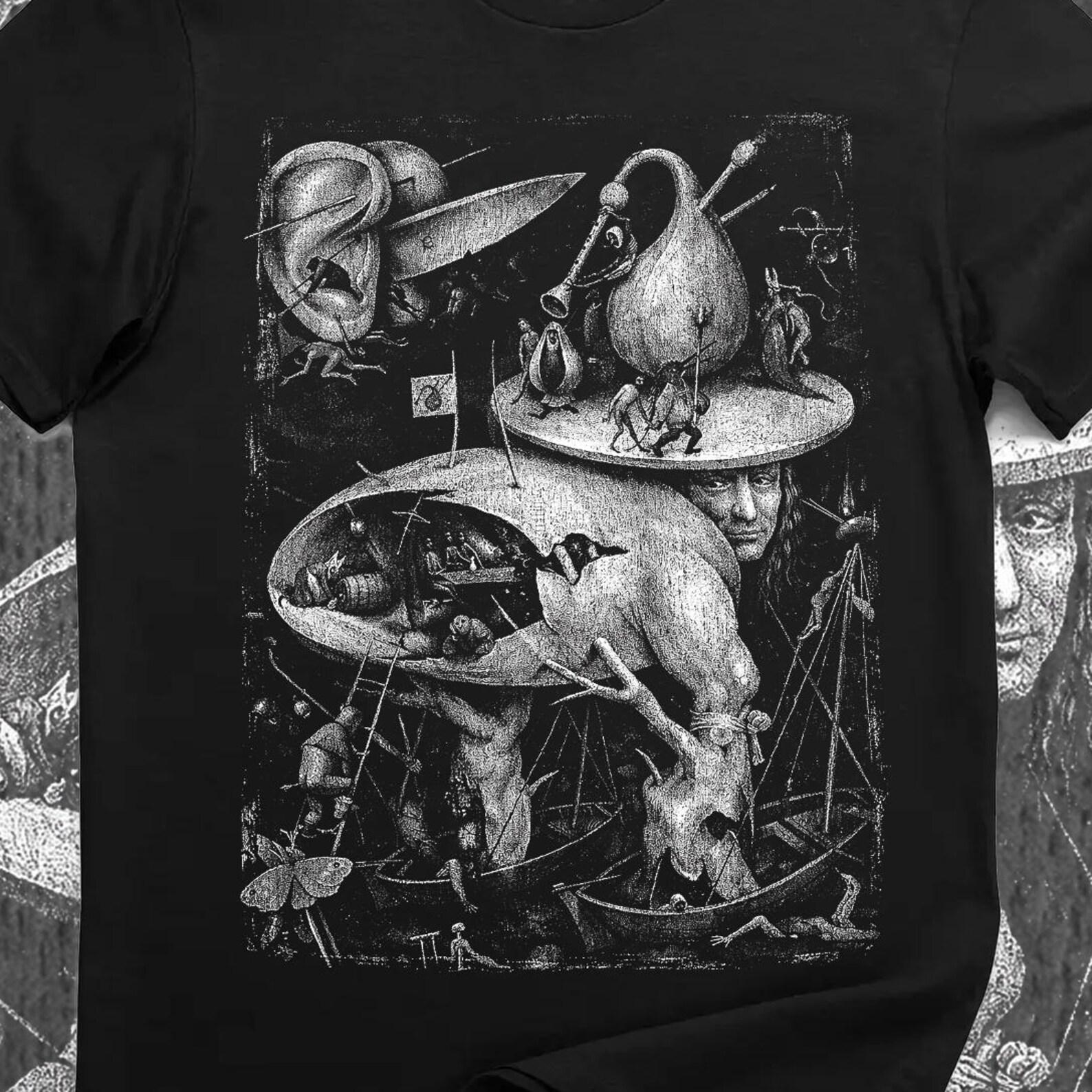 Medieval Surreal Tree Man T-Shirt – Dark Fantasy Renaissance Art Tee 4XL