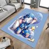 1PC Elephant Moon Non-Slip Floor Carpet Compatible for Office&Living Room&Bedroom&Dining Room - Flat-Weave Machine-W259