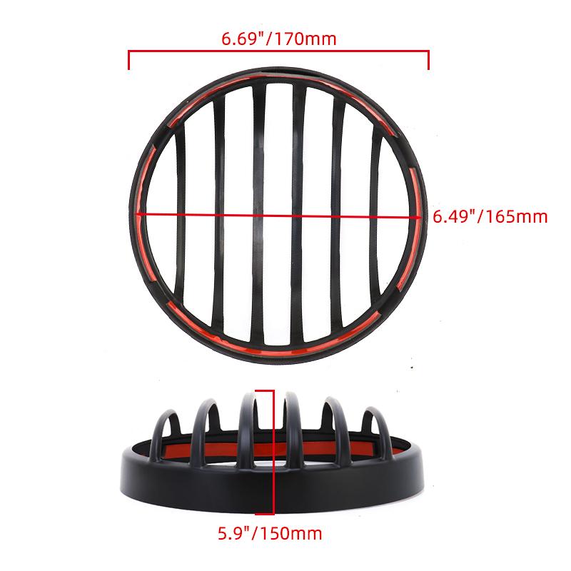 Black Motorcycle Front Headlight Turn Signal Grill Cover Protector Guard For Honda Rebel CMX 300 2017-2025