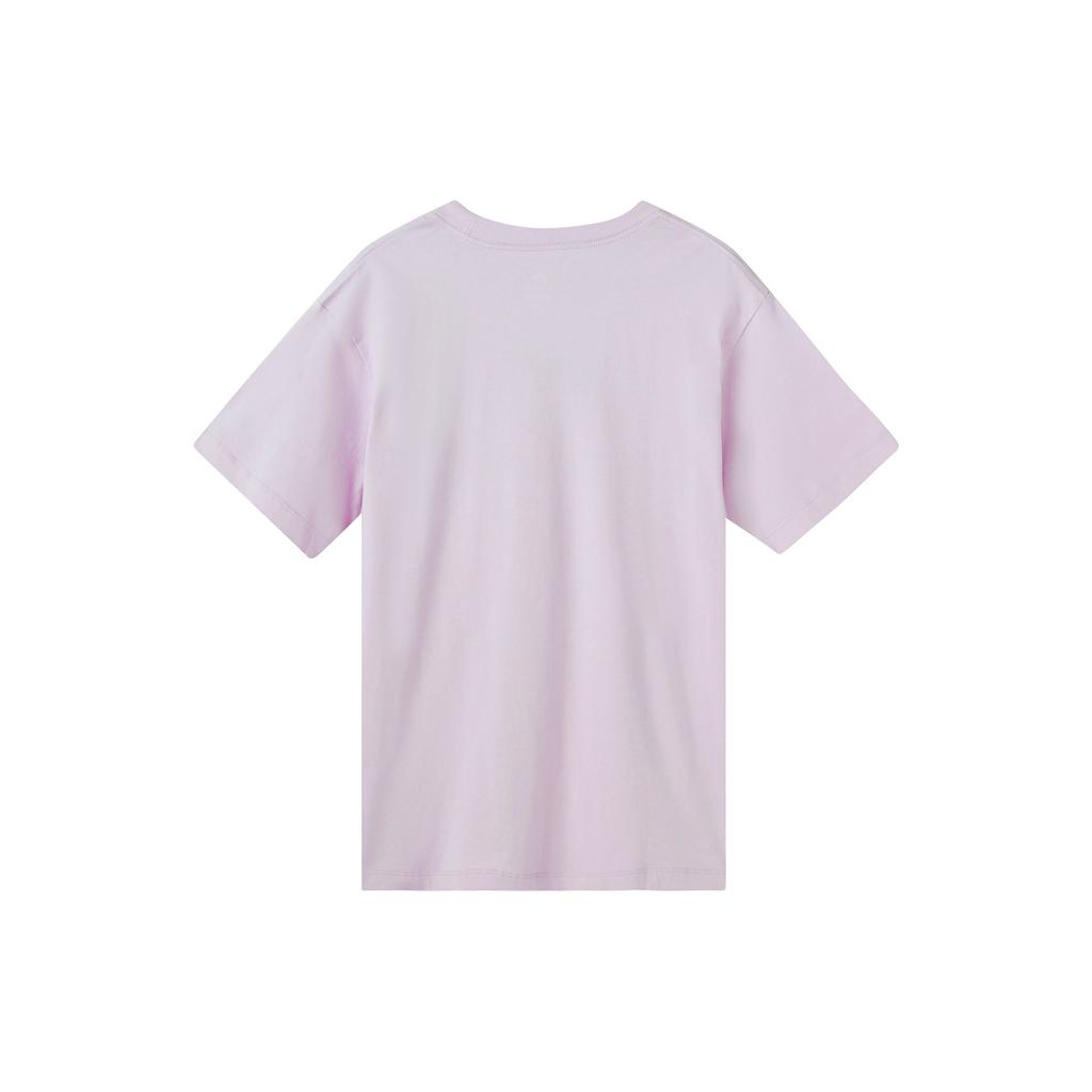 Nike Logo Print Casual Sports Round Neck Short Sleeve T-Shirt Women Tops Pink Purple DN5887-530