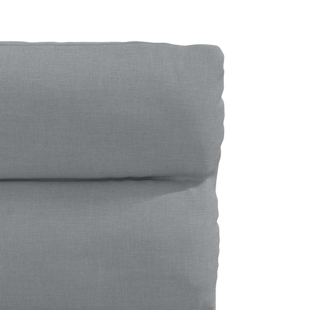 Dining Chairs 2 pcs Light Grey Fabric