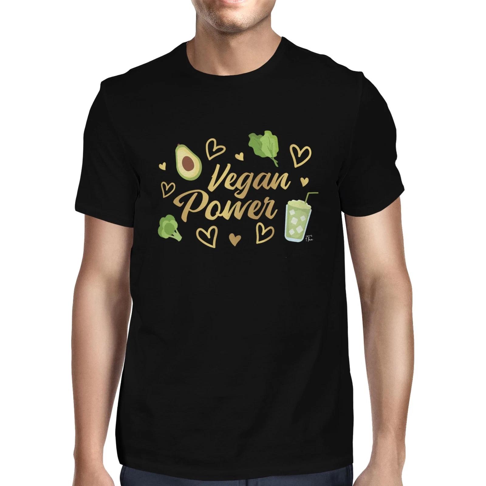 1Tee Mens Vegan Power T-Shirt S