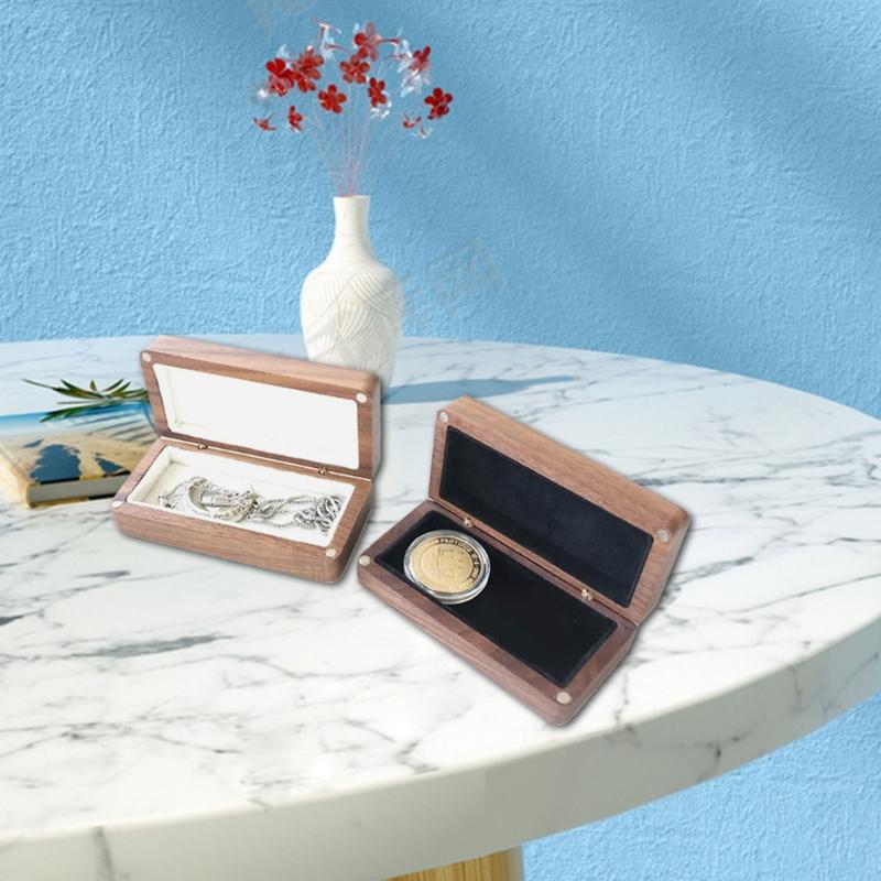 Sophisticated Elegant Wood Medals Display Storage Case with Protective Layers for Stylish Collectibles Organizarion