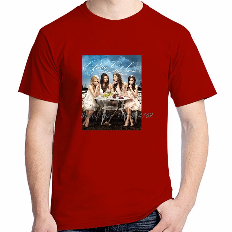 New Pretty Little Liars Summer Fashion Unisex Cotton Short Sleeve Tshirt High Quality Tees Tops Streetwear Unisexs Clothing