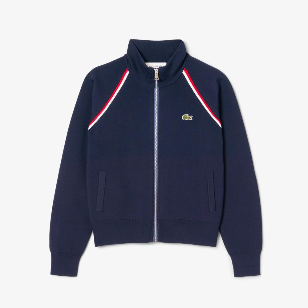 Lacoste Women's Double-Face Zip-Up Sweater AF0243-55NJ7E