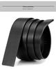 Men's 3.5" Wide Retro Cowhide Leather Belt, Automatic Buckle, Buckle-Free Option