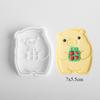 PLA Plastic 3D Cartoon Bear Cookie Mould Valentine's Day Love Baking Mould Fondant Biscuit Cutter Cake Decorating Accessories
